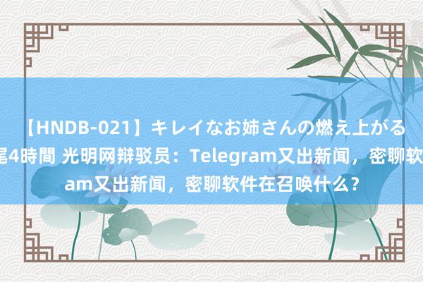 【HNDB-021】キレイなお姉さんの燃え上がる本物中出し交尾4時間 光明网辩驳员：Telegram又出新闻，密聊软件在召唤什么？