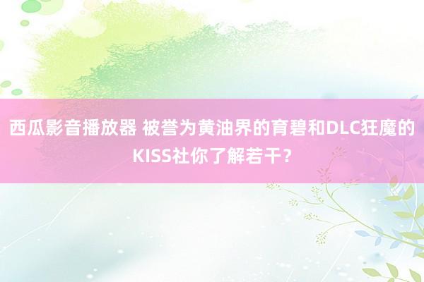 西瓜影音播放器 被誉为黄油界的育碧和DLC狂魔的KISS社你了解若干？