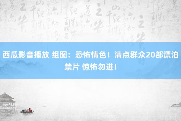 西瓜影音播放 组图：恐怖情色！清点群众20部漂泊禁片 惊怖勿进！